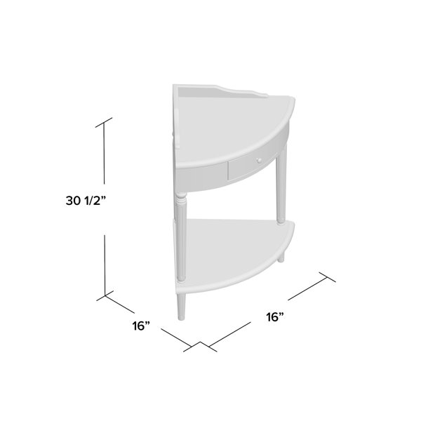 Charlton Home® Wilfredo Corner End Table with Storage & Reviews Wayfair